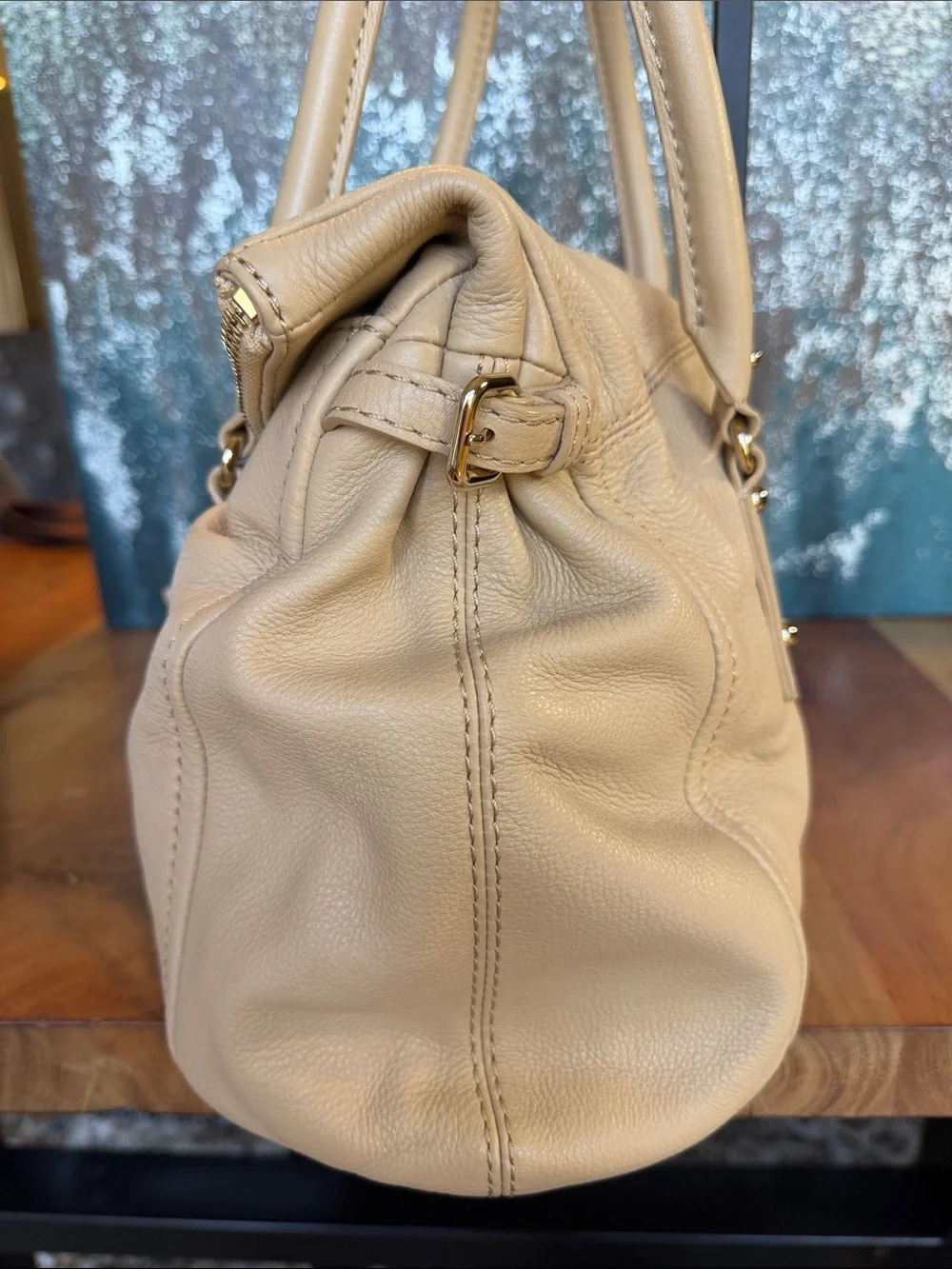 Kate Spade Old Money 2010’s Cobble Hill Leslie Slouchy Pebbled Leather Bag EUC